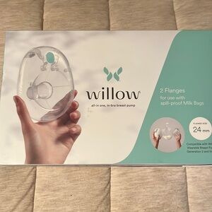 Willow two 24 mm Flanges for In-Bra Breast Pump